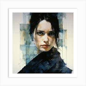 Portrait Of A Woman 6 Art Print