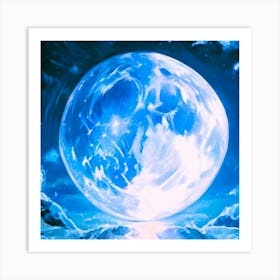 Full Moon Art Print