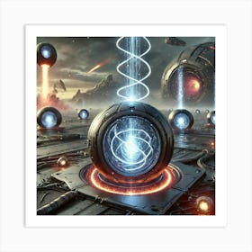 Wormhole Grenades Image Art Print