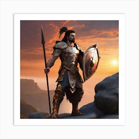 Sparta Warrior Art Print