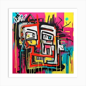 Basquiat State Of Mind 3 Art Print