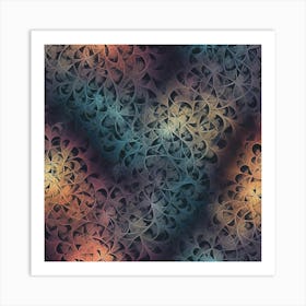 Abstract Fractal Pattern 1 Art Print