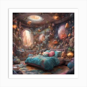 Dreamscape Bedroom Art Print