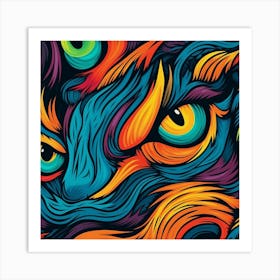 Psychedelic Art Art Print