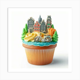 Amsterdam Cupcake 2 Art Print