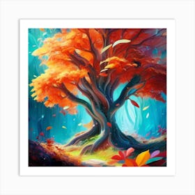 Tree Of Life oil painting abstract painting art 11 Art Print