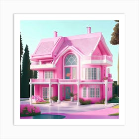 Barbie Dream House (34) Art Print