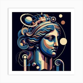 Greek Goddess Art Print