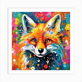 Fox Painting 4 Art Print