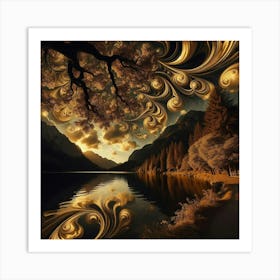 Golden Sunrise 1 Art Print