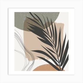 Palm Leaf Print Art Print