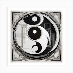 Yin Yang 34 Art Print