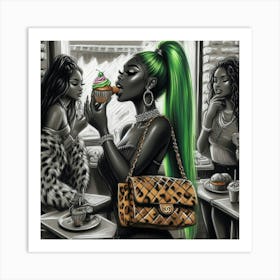 Sassy Girl Art Print