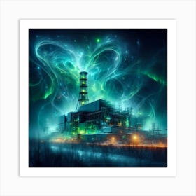 Nuclear Power Plant Art Print