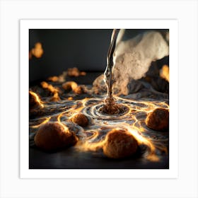 Matter Kneading Itself Art Print