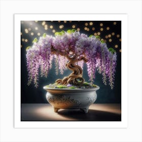 Wisteria Tree Art Print