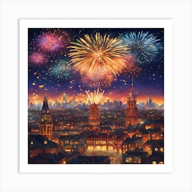 New Year'S Eve Art Print