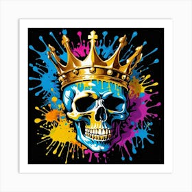 Graffiti Skull 9 Art Print