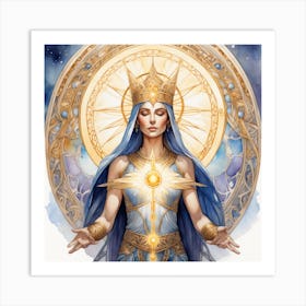 Goddess Of The Sun Art Print