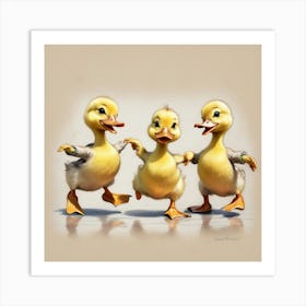 Ducklings 29 Art Print