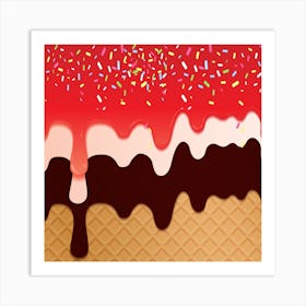 Ice Cream Sundae 24 Art Print