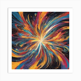 Burst Art Print