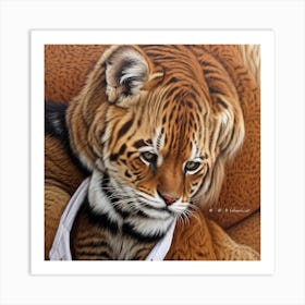 Tiger Cub Art Print