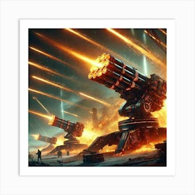 Phoenix Artillery Role Converted Art Print