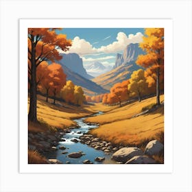 Autumn Horizons Art Print