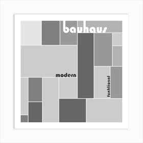 Bauhaus Style 40 Art Print