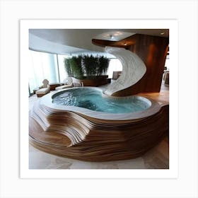 Modern Jacuzzi Art Print