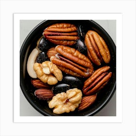 Nuts In A Bowl Art Print