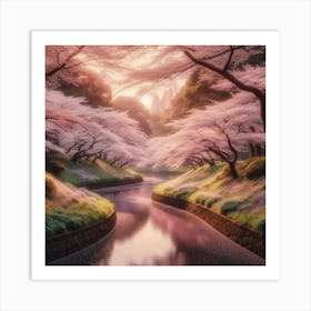 Sakura Blossom Art Print