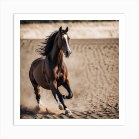 Galloping Horse Art Print