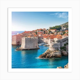 Old Town Of Dubrovnik Art Print