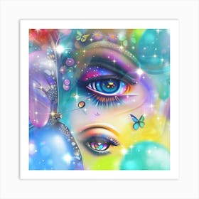 Butterfly Eye Art Print