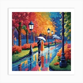 Enchanting Rain Art Print