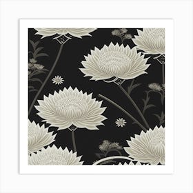 Chrysanthemums Art Print