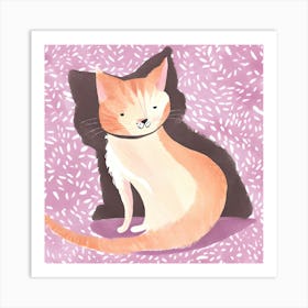 Orange Cat 2 Art Print