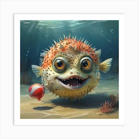 Puffer Fish 7 Art Print