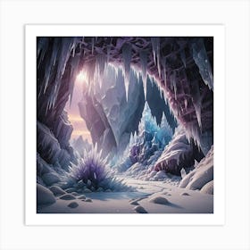 Ice Cave Art Print