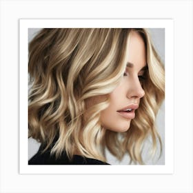 Blond Hair 1 Art Print