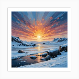 Sunset 7 Art Print