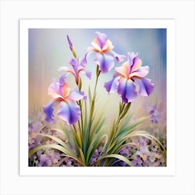 Irises 2 Art Print