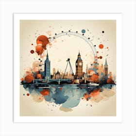 London Skyline Art Print