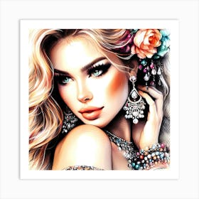 Portrait Artwork 131 Art Print