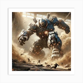 Gargantor Ground Stomp Art Print