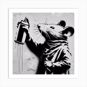The Graffiti Rat 2 Art Print