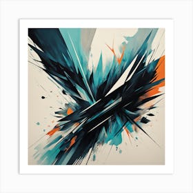 Abstract Painting art print 2 Art Print