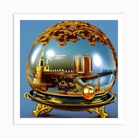 Snow Globe Art Print